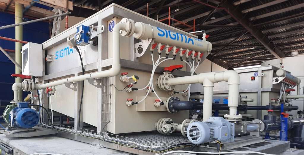 DAF system built in polypropylene for seawater desalination plant