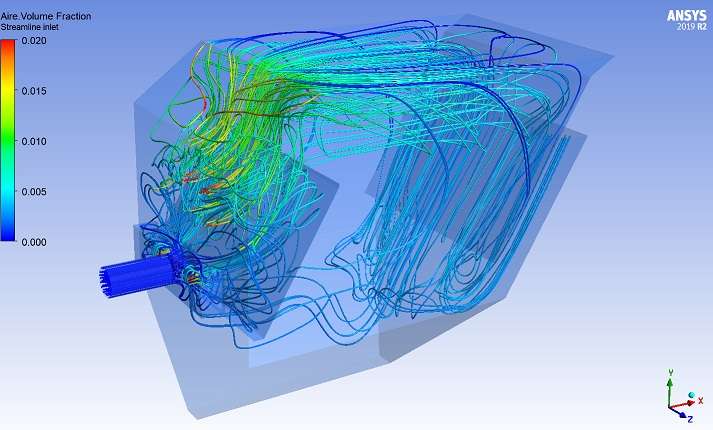 Computational fluid dynamics (CFD) simulations for optimizing DAF systems