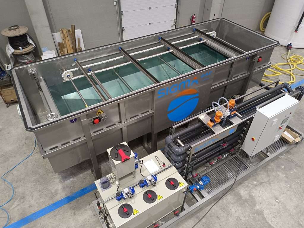 Compact DAF system with coagulation-flocculation unit