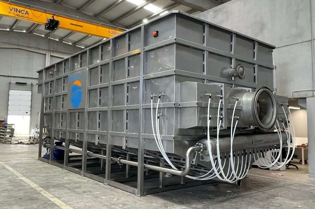 High volume DAF system for sea water pretreatment